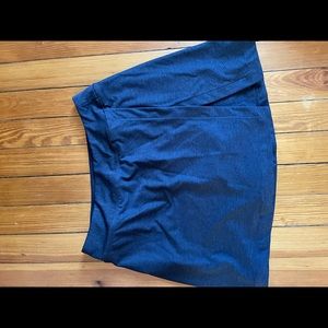 Outdoor Voices Court Skort: Charcoal.